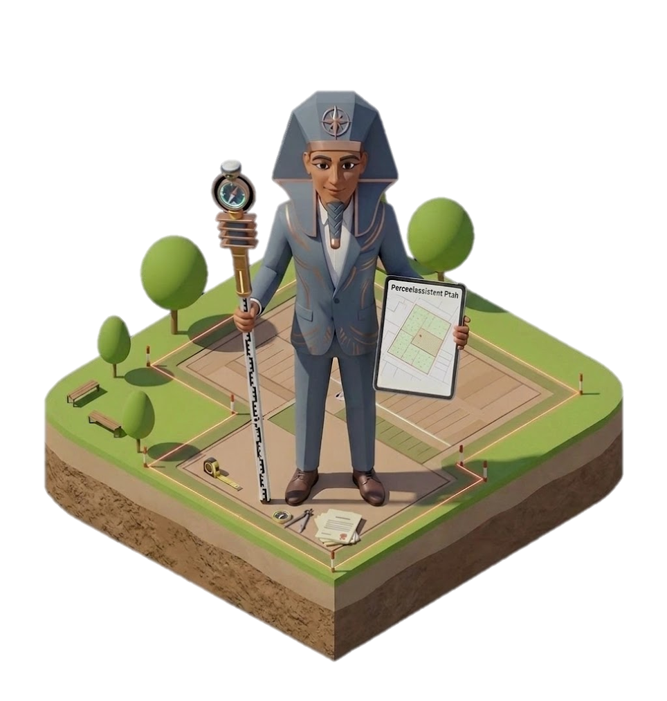 Ptah, Egyptisch symbool voor de PermiPro perceelassistent