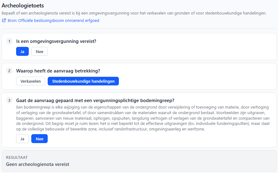 Toetsen en verordeningen in PermiPro